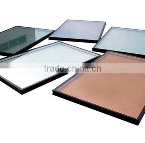 Colored reflective glass windows