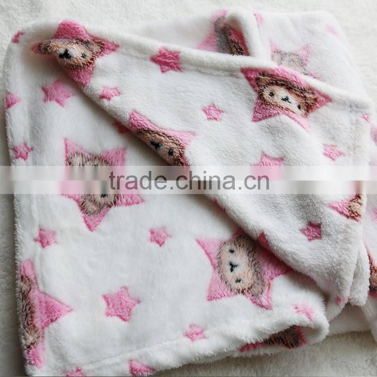 2016 Europe Fashion and newest patterns infant blanket warm winter