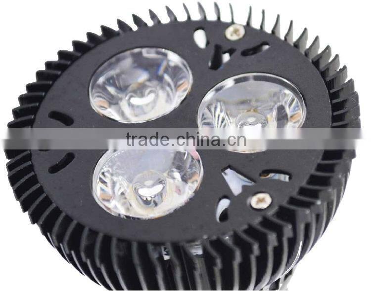 9w 3x3w led focus par20 spotlight 110v 220v dimmable recessed light