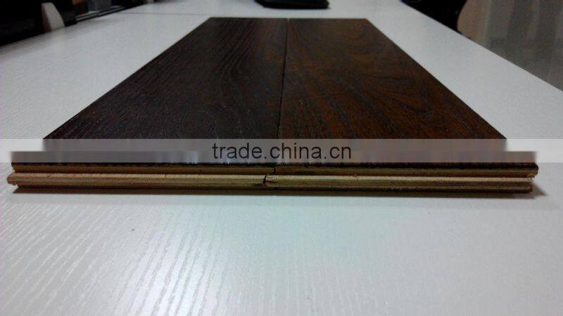 old look hand scraped engineered wood flooring