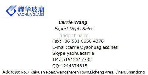 top quality double flat glasses insulated glass for building