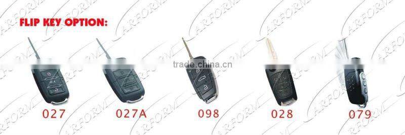 one way car security alarm system with universal remote control key