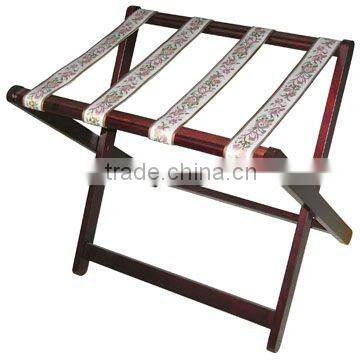 folding and wooden luggage racks
