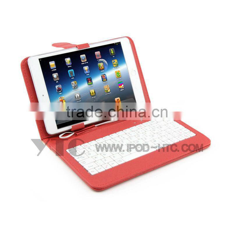 Tablet Keyboard Case with USB Keyboard for 9.2"MID Support Multilingual Customized Multi color