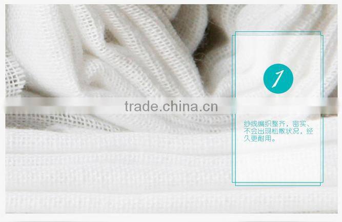 Baby bath towel bib gauze cambrayon bleaching double gauze