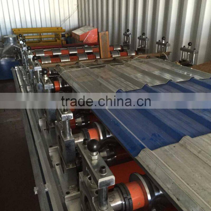 Steel roofing glazing roll forming machine advanced roofing sheet metal