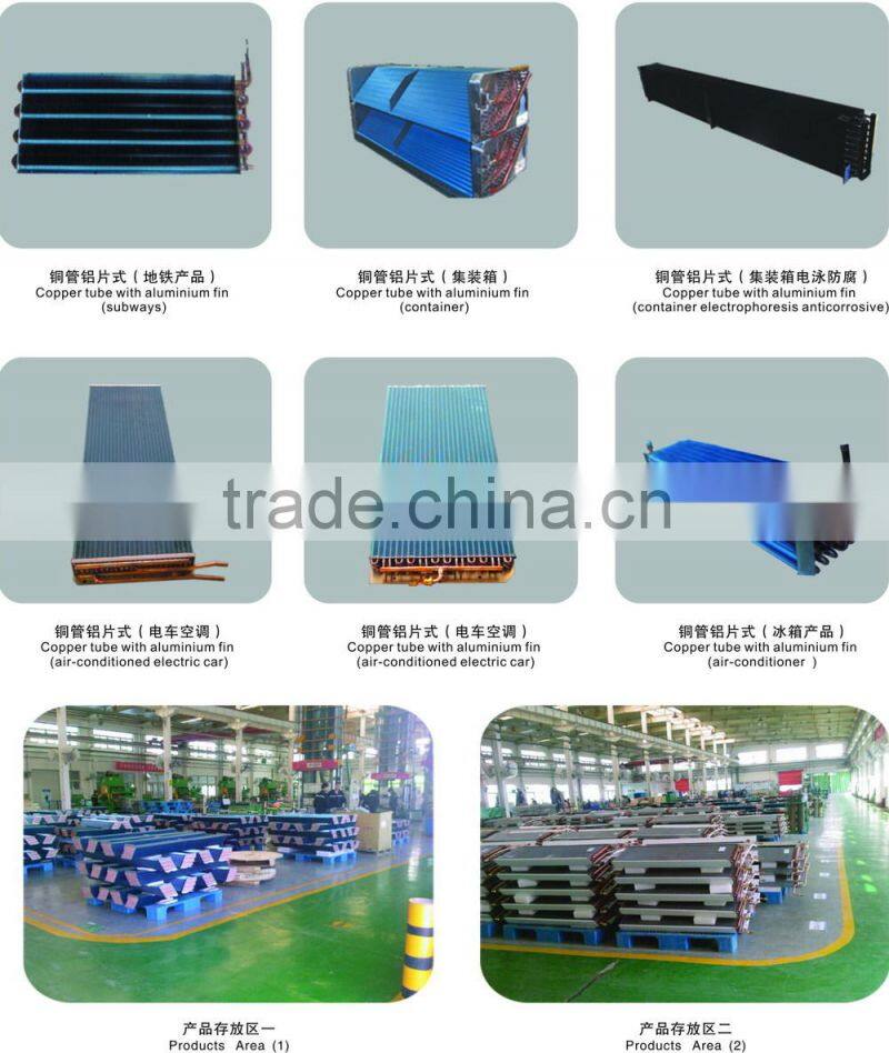 Copper tube heat exchange coil/core for refrigeration unit, air conditioner, cold room