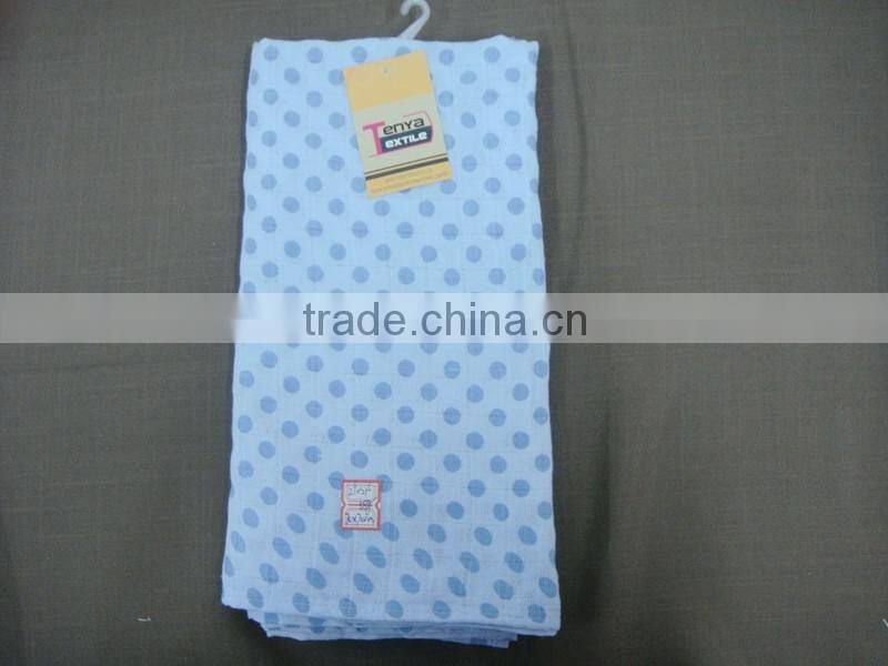 100% cotton printed baby napkin