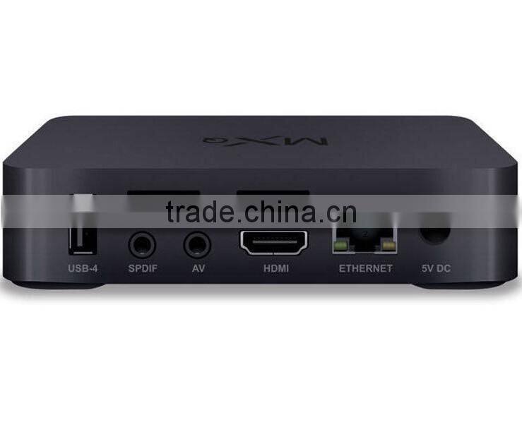 MXQ Amlogic S805 XBMC Media Player Quad Core Android 4.4 Smart TV BOX H.265 1080p 1G 8G Media Android Box