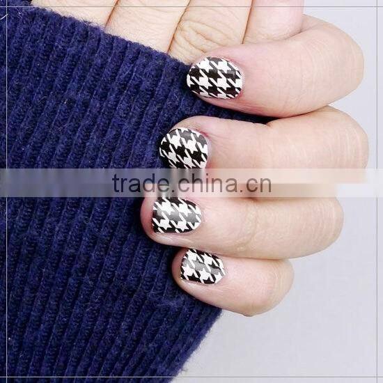 newest polish nail patch/nail art stickers/vinyl nail wraps
