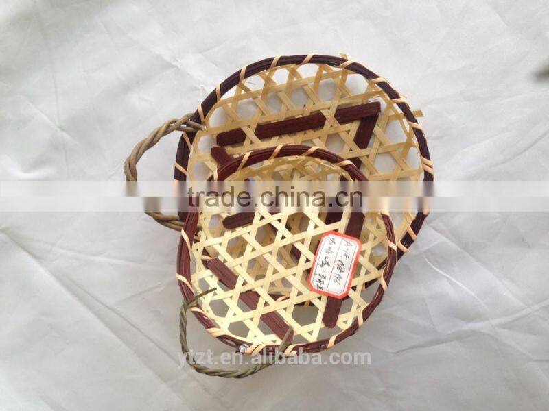 bamboo fruit basket for home storage
