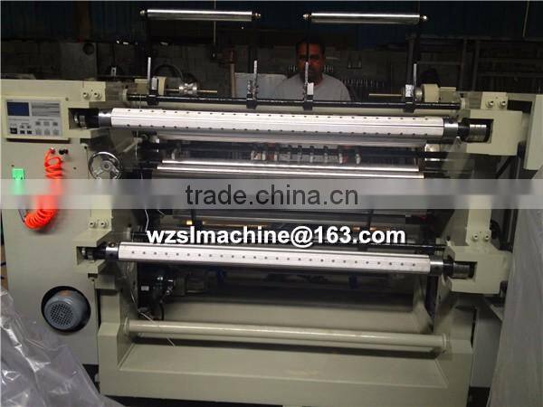 Automatic Aluminum Foil Plastic Film SlittingRewinding Machine
