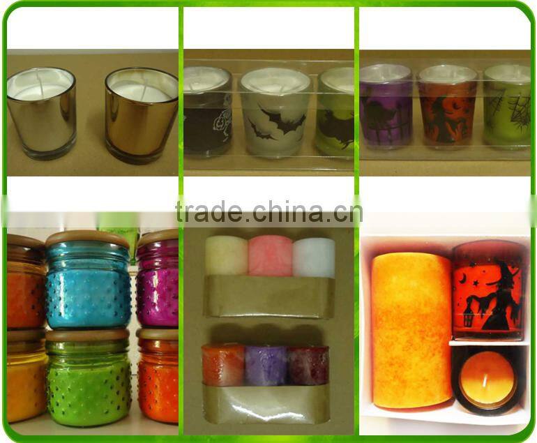 China supplier Candle jars Glass Candle Holder Yankee Candle