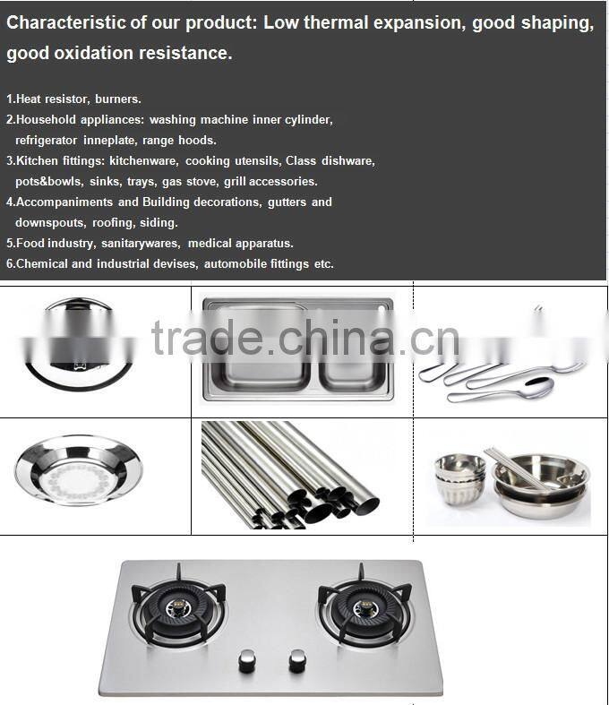 Mill test certificate 430 410 stainless steel plate