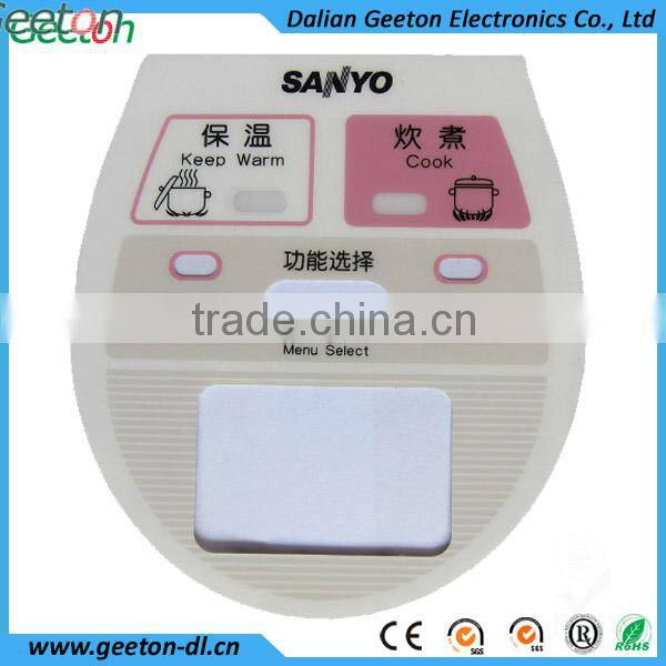 Custom Polycarbonate Poly Dome Membrane Graphic Overlay Supplier