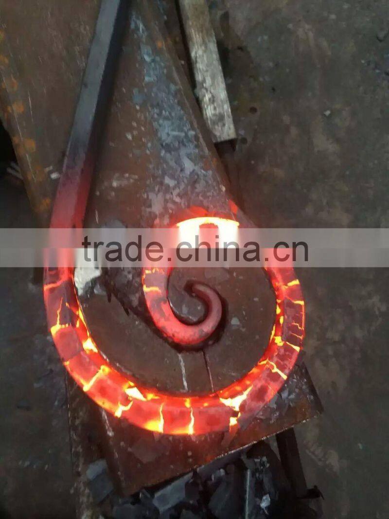 handmade hammered wrought iron scroll bending panels for gate