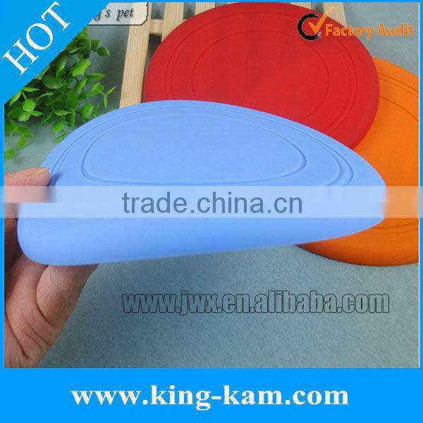 silicone rubber pet frisbee toy
