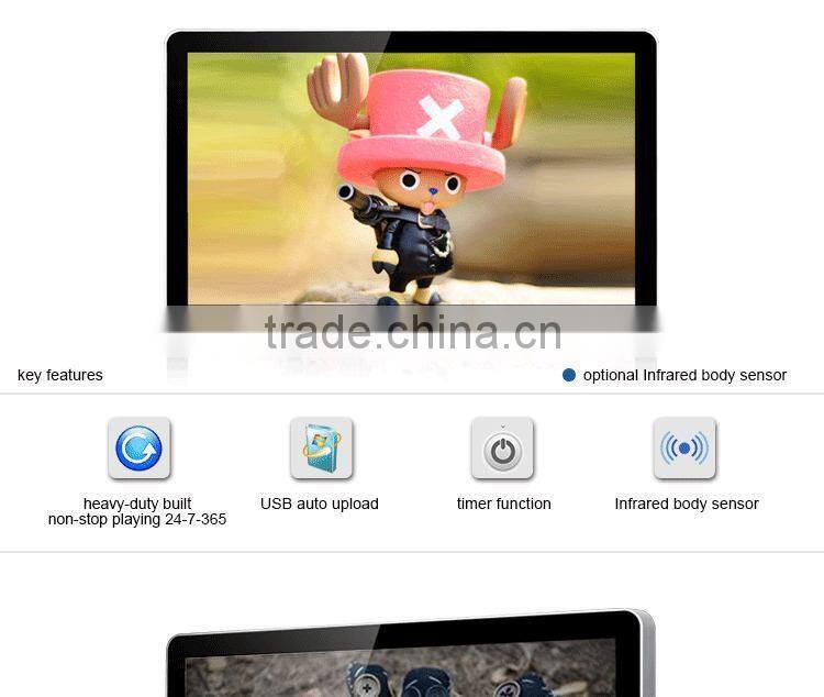 in store promotional 42 inch motion activated loop video android lcd media player