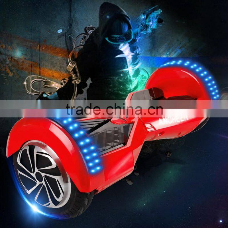 2016 hot 8 inch bluetooth 2 wheel scooter self balancing scooter with LG battery Ancheer US plug AM002555