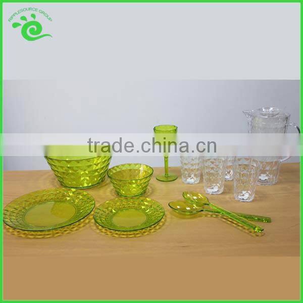 Set 12PCS Plastic Wholesale China Tableware