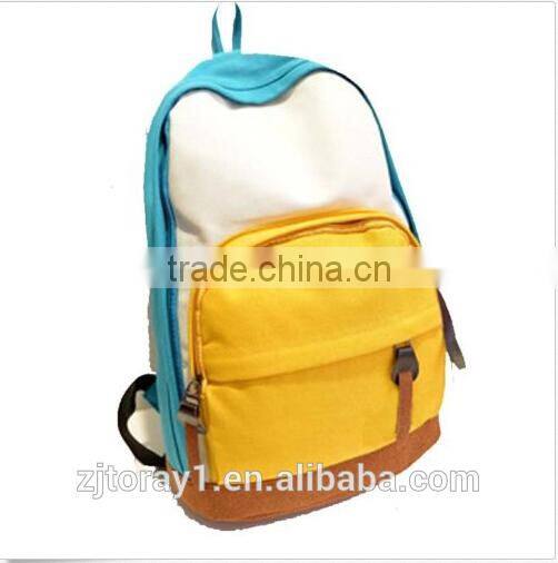 Women's large Canvas Backpack school backpack fairy Shoulder bag