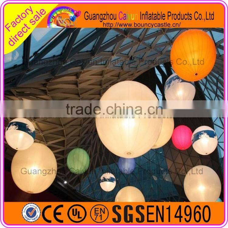 Decorative inflatable ball with led light/inflatable led ball/inflatable led balloon