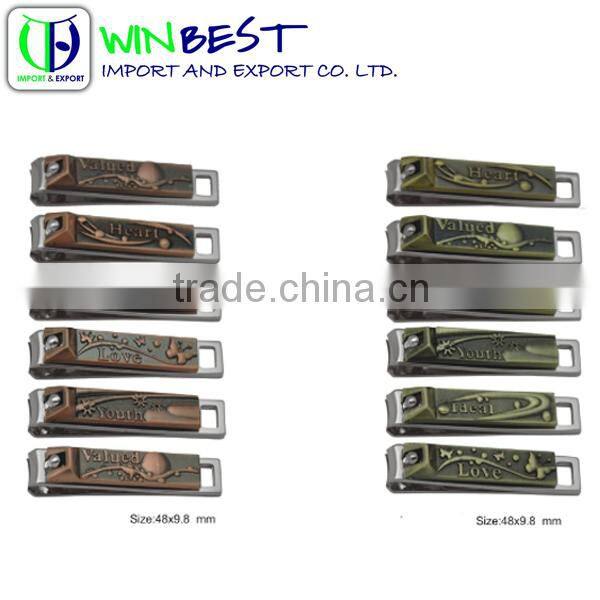 Promotional Golden Brown Valued/Heart/Fashion/Youth/Ideal/Love Nail Clipper