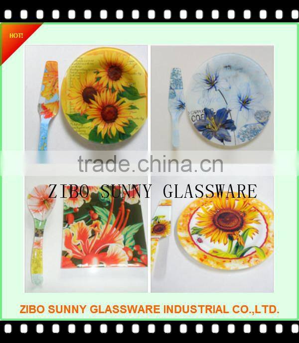 Decor glass wedding charger plates wholesale for fruit