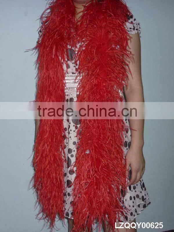 decorative Fluffy Ostrich Feather boa LZYJ69