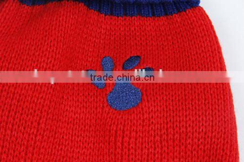 2015 wholesale Classic Pet dog bright in colour dog sweater