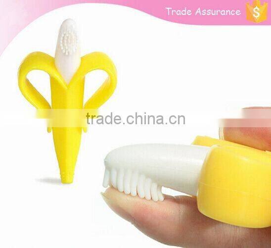 FDA silicone dolphin shape baby teether, silicone baby toothbrush teether