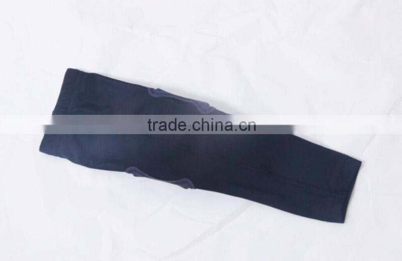 Top quality Customized breathable Lycra basketball arm sleeves Professional compresion Cycling Arm Warmer with a pad