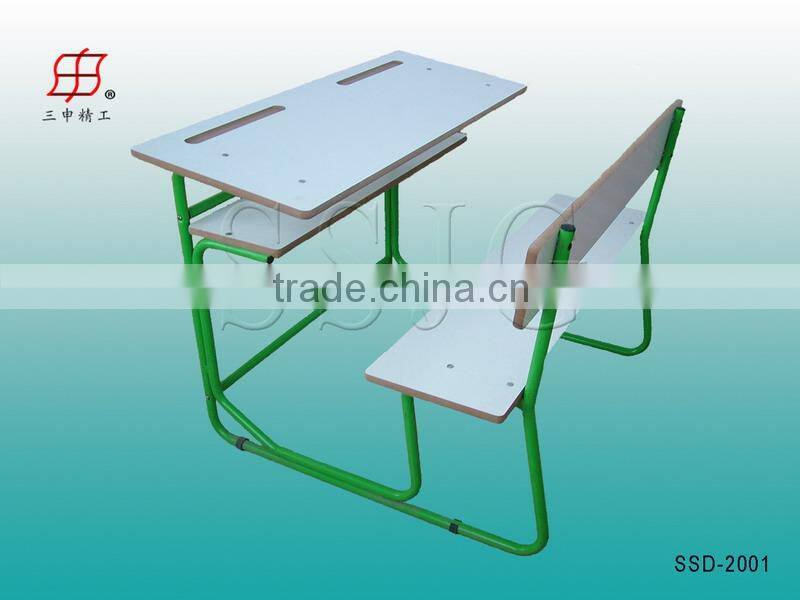 cheap steel wood standard classroom desk and chair
