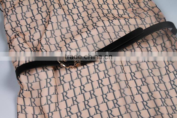 2016 Lady fashion beautiful elegant dress for mature woman