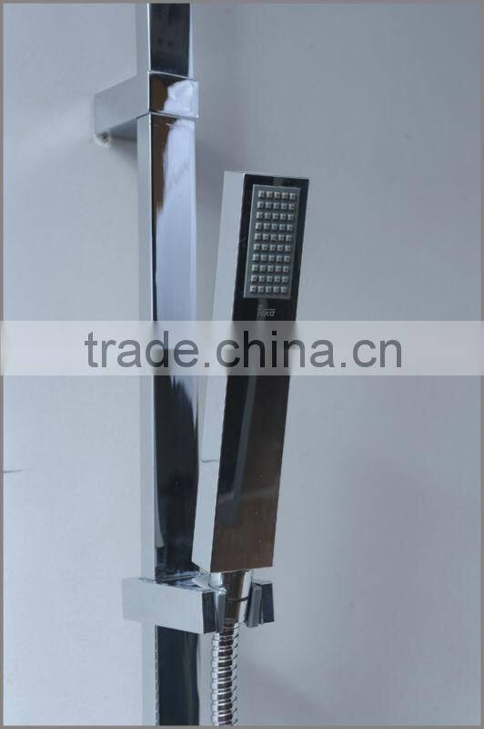 Luxurious shower fitting with head shower and hand shower