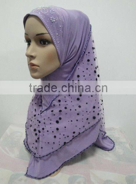 H140 latest 2 layers muslim hijab