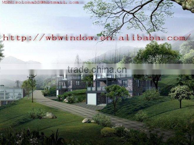 60 series Europe style pvc windows,garden windows for sale