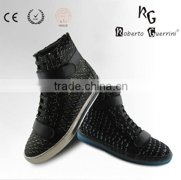 2015 fashion fish cale pattern sneaker