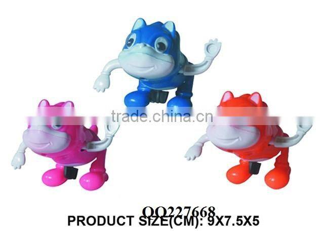 Pully wonderfull wind up animail toys cute plastic wind up toy animail
