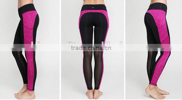 Women Mesh Clothing Sexy Breathable Leggings With Pockets