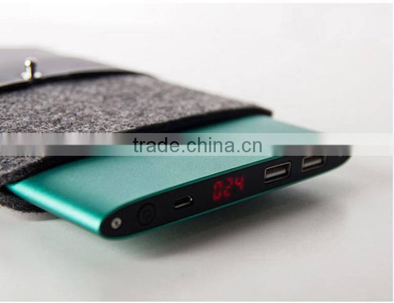 Dual USB Port 2.1a & 1a External Mobile 20000mAh Ultra-slim Power Bank