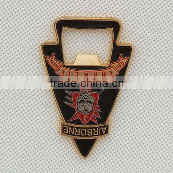 SM-LO010 metal military souvenir bottle opener custom shape