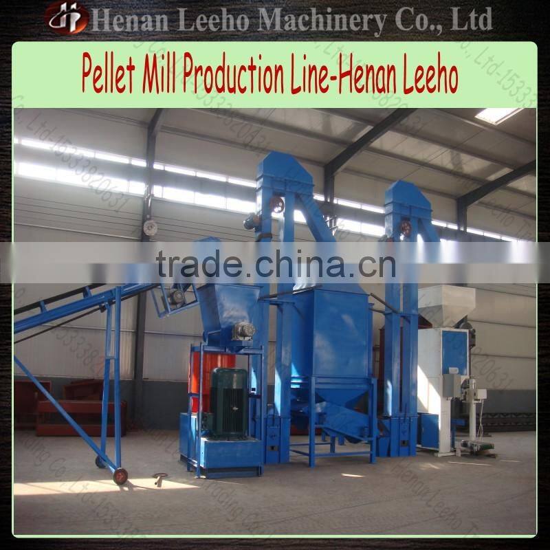 Leeho Industrial Biomass Rubber Wood Timber Pellet Mill Line