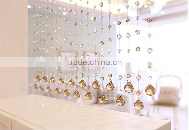 Latest christmas designs hanging door beads curtain for living room