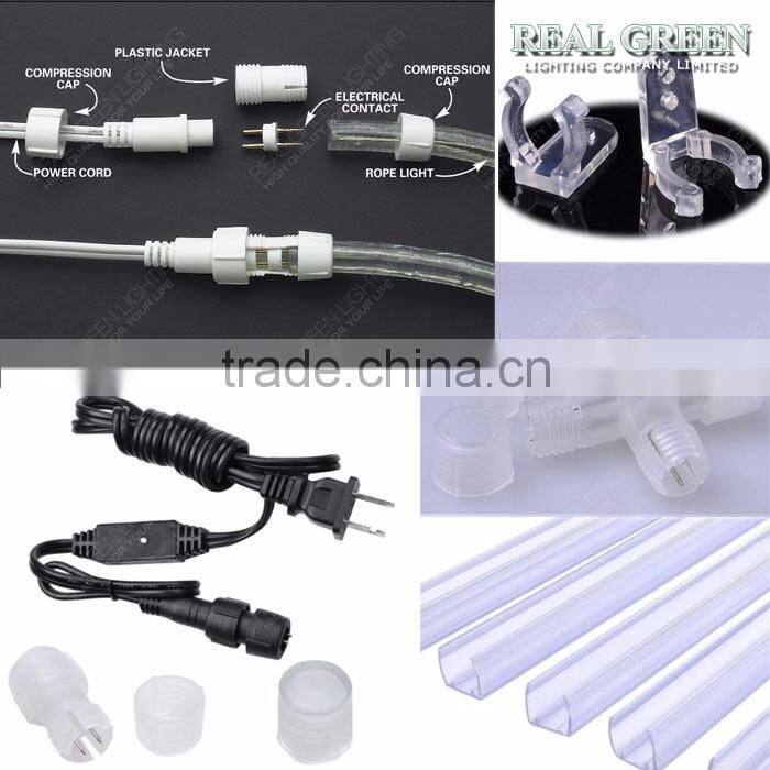 RoHS approved 24V Round LED Rope Light
