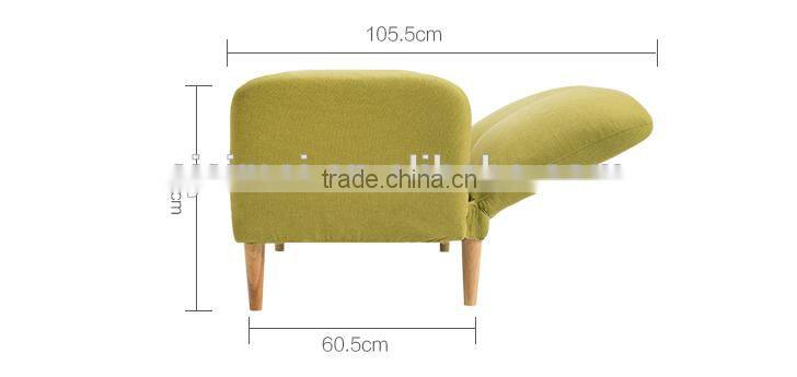 Fabric fold down sofa (sofa bed) HLM-4011