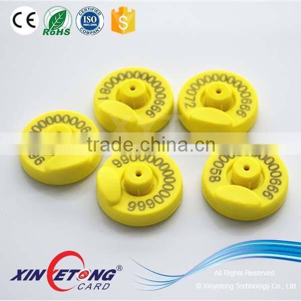Factory price RFID Animal Tag/ RFID Ear Tag for Farm