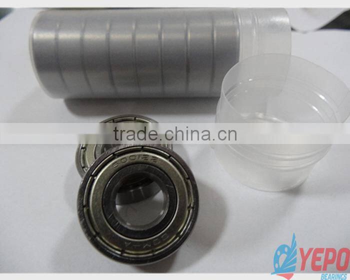 High performance and low price 6001zz/2rs deep groove ball bearings skateboard bearings trundle bearings pulley bearings