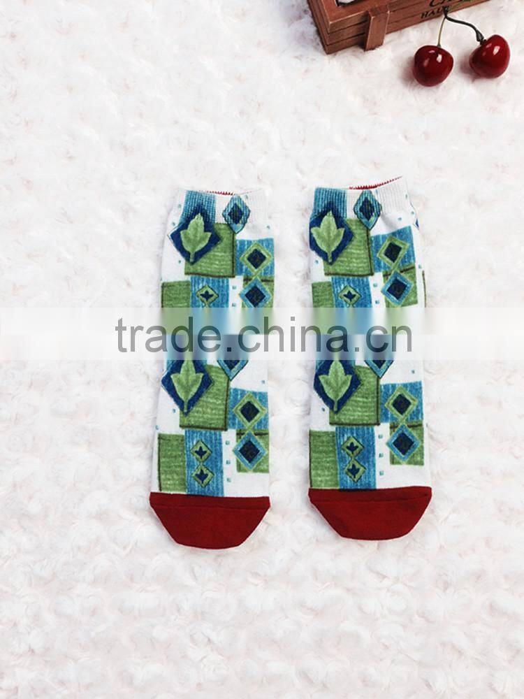 Anti-Bacterial lovely pattern high quality cartoon baby infant cotton socks