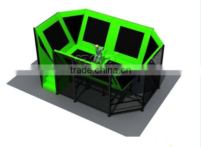 2016 very cheap indoor playground equipment of trampoline for hot sale